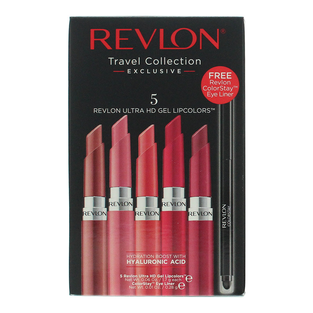 Revlon Ultra HD Gel Lip Colours Collection Cosmetic Set Gift Set : Lip Colours X - Box