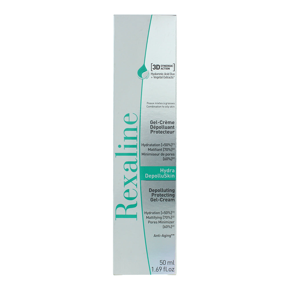 Rexaline Hydra-DepolluSkin Depolluting Protecting Gel-Cream 50ml  - Box