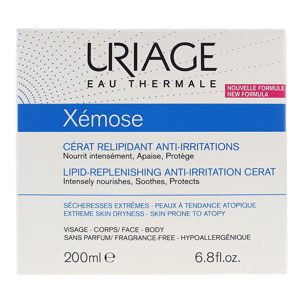Uriage Xémose Lipid-Replenishing Anti-Irritation Cerat 200ml - Box