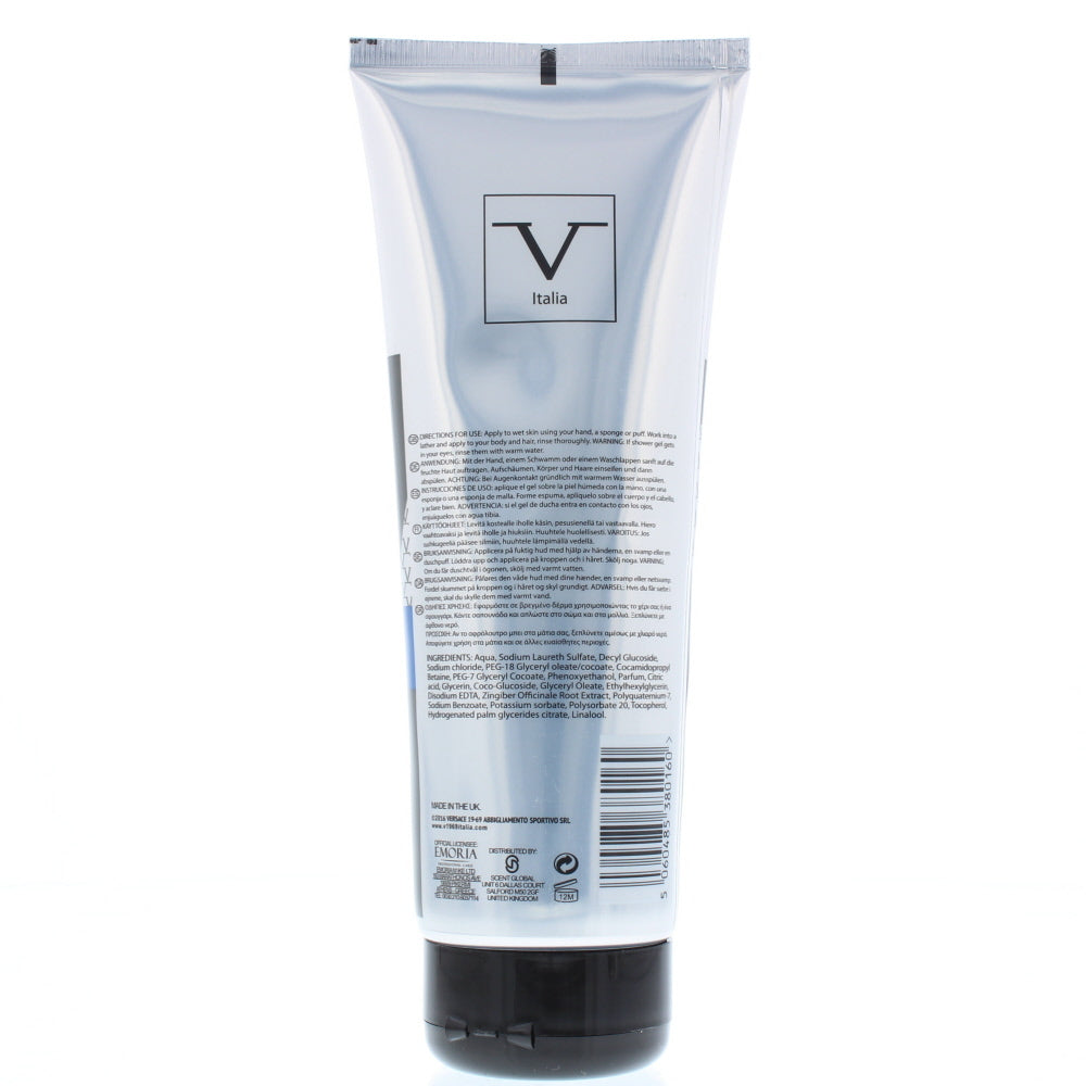 V Italia Cool Hair & Body Wash 250ml 