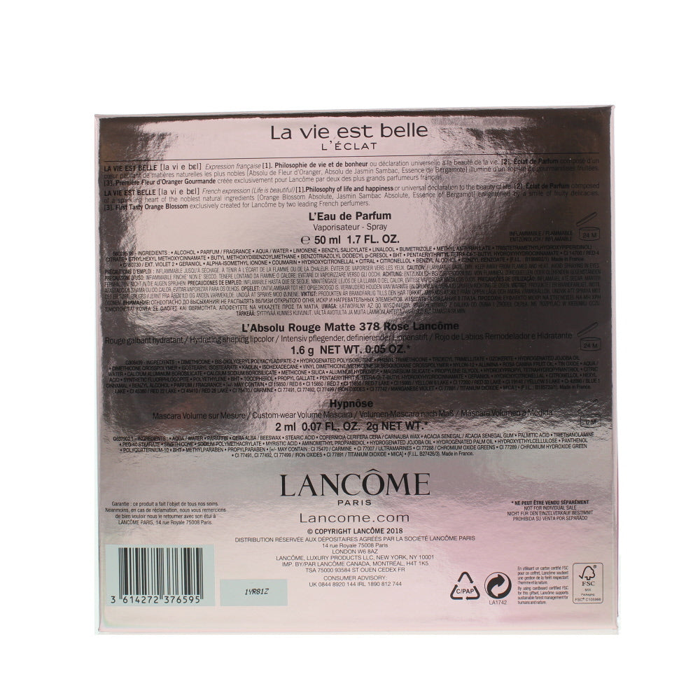 Lancôme La Vie Est Belle L'Eclat Eau de Parfum 3 Piece Gift Set