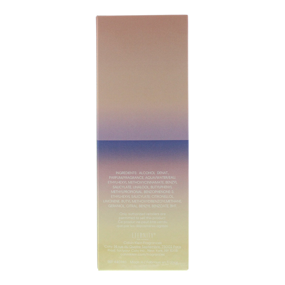 Calvin Klein Eternity Summer Eau de Parfum 100ml - Ingredients