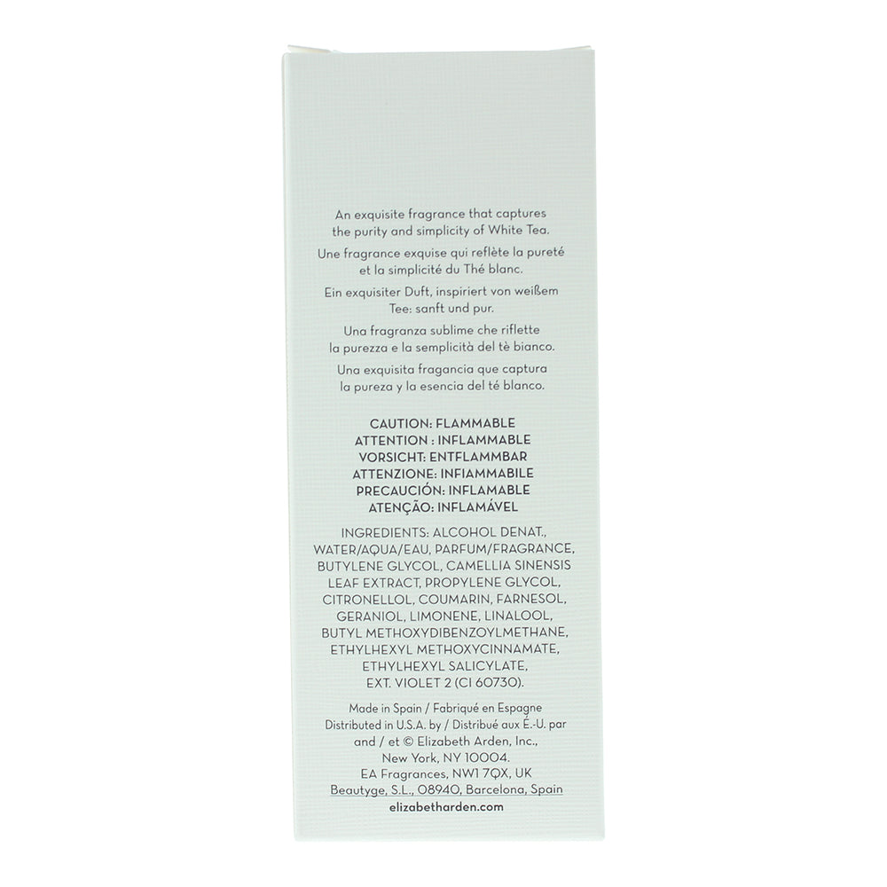 Elizabeth Arden White Tea Eau de Toilette 50ml - Ingredients