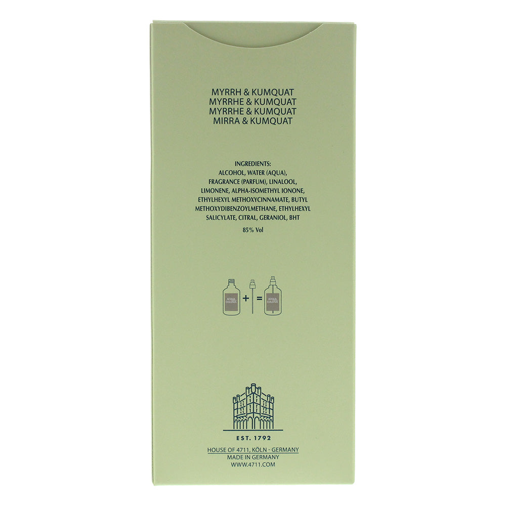 4711 Acqua Colonia Myrrh & Kumquat Eau de Cologne 170ml