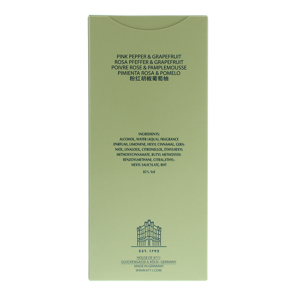 4711 Acqua Colonia Pink Pepper & Grapefruit Eau de Cologne 170ml