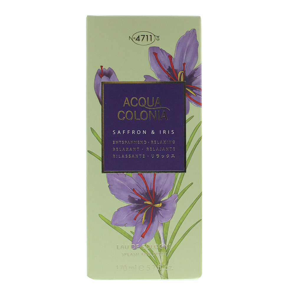 4711 Acqua Colonia Saffron & Iris Eau de Cologne 170ml - Box