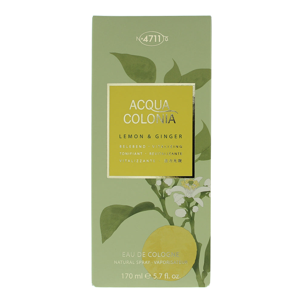 4711 Acqua Colonia Lemon & Ginger Eau de Cologne 170ml - Box