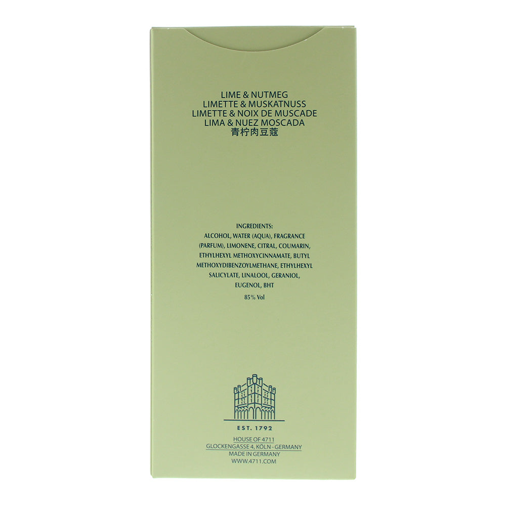 4711 Acqua Colonia Lime & Nutmeg Eau de Cologne 170ml