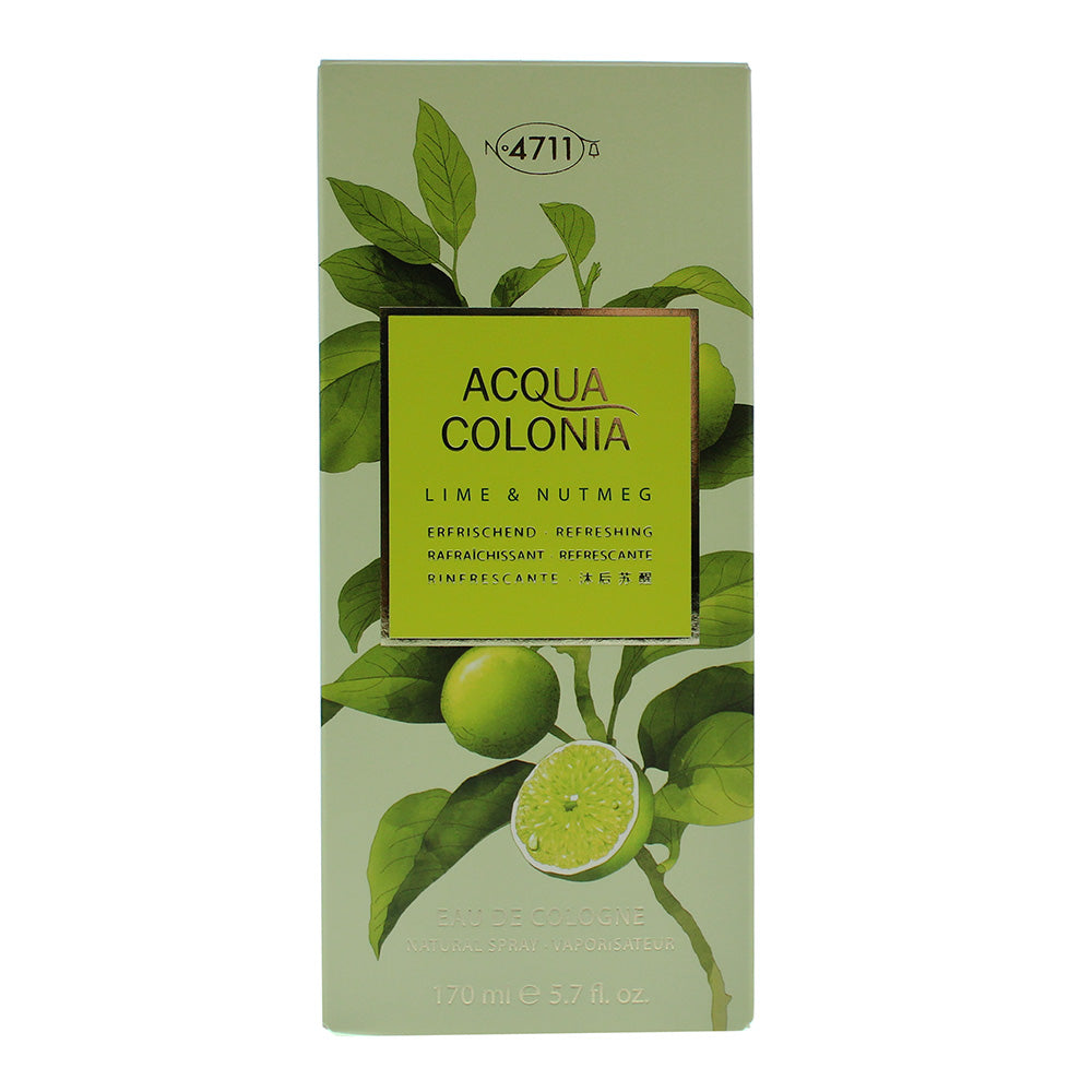 4711 Acqua Colonia Lime & Nutmeg Eau de Cologne 170ml - Box