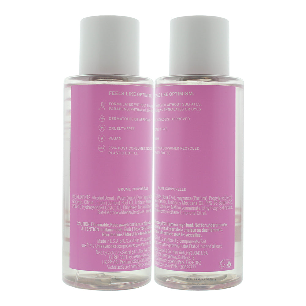 Victoria's Secret Pink Fresh & Clean Body Mist 250ml - Ingredients