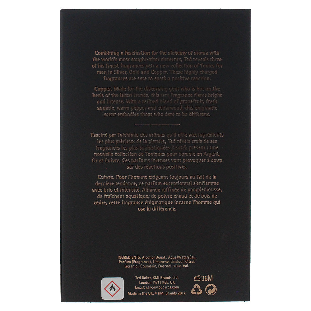 Ted Baker Cu Eau De Toilette 100ml