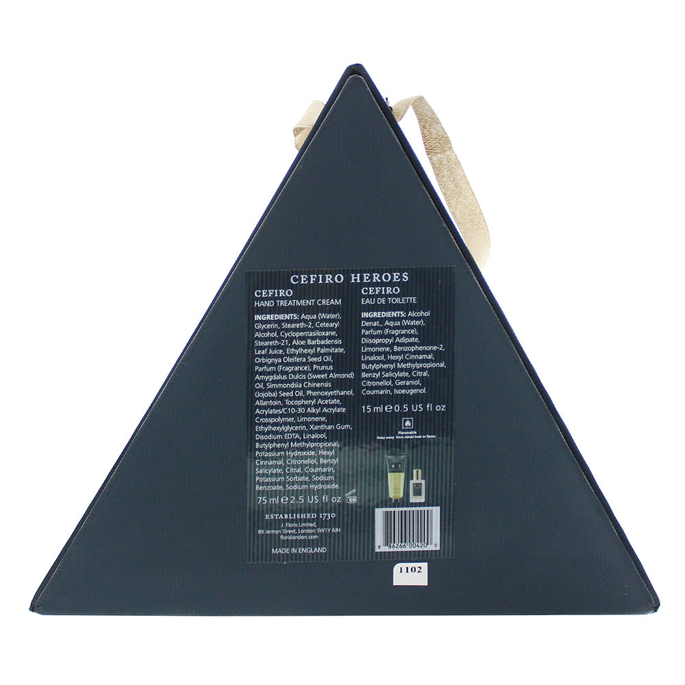 Floris Cefiro 2 Piece Eau De Toilette 15ML Hand Cream 75ML