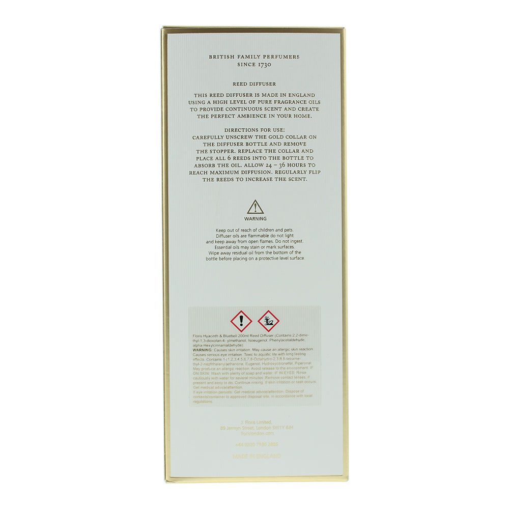 Floris Hyacinth and Bluebell Diffuser 200ML