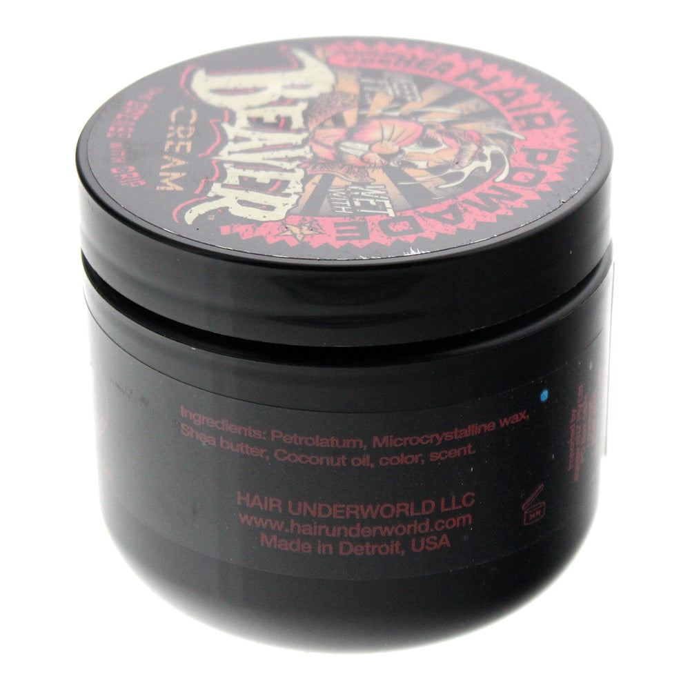 Beaver Cream Keep It Wet Hair Pomade 100g - Ingredients