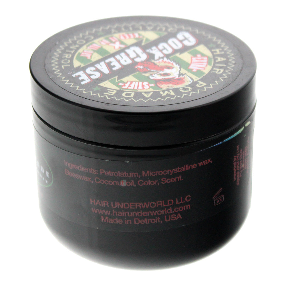 Cock Grease Extra Stiff X Hair Pomade 100g - Ingredients