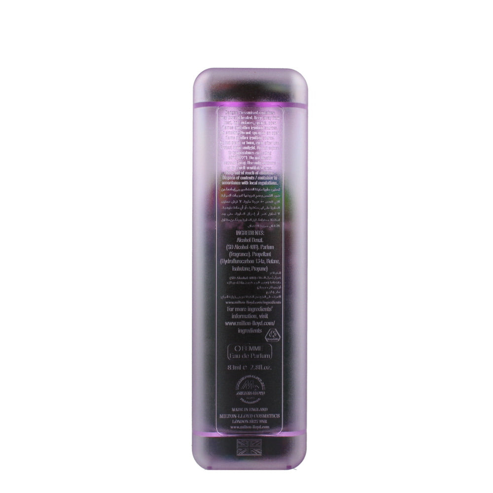 Milton Lloyd Perfumer's Choice Sofia Eau de Parfum 83ml - Ingredients