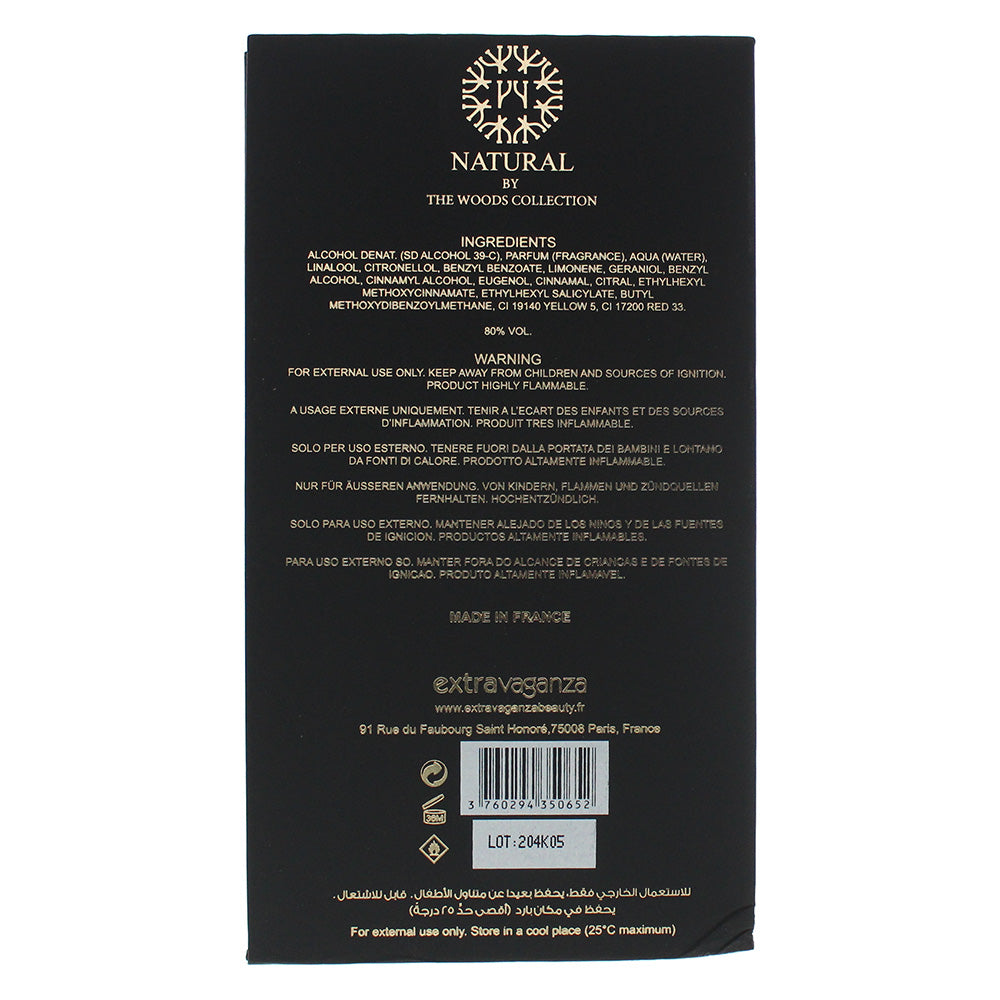 Natural by The Woods Collection Royal Night 2 Piece Set Eau De Parfum 100ml Eau De Parfum 5ml