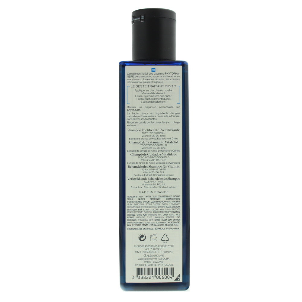 Phyto Phytophanere Vitality Treating Shampoo 250ML