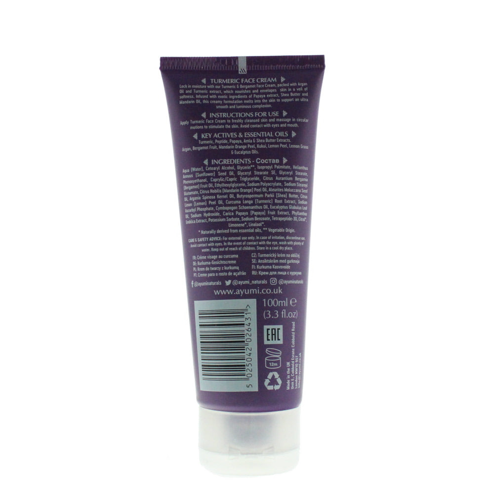 Ayumi Turmeric & Shea Butter Face Cream 100ml