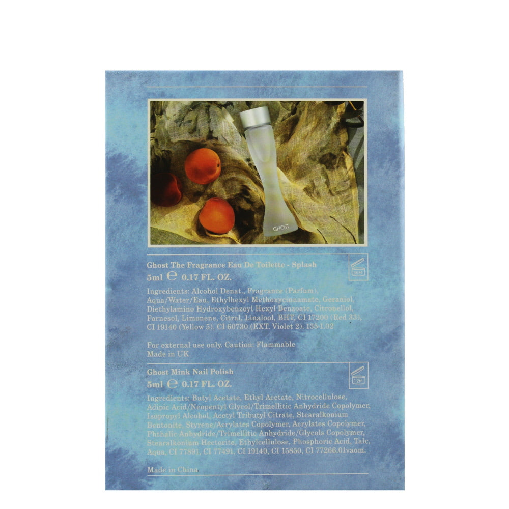 Ghost Eau De Toilette 2 Piece Gift Set: Eau De Toilette 5ml - Nail Polish 5ml
