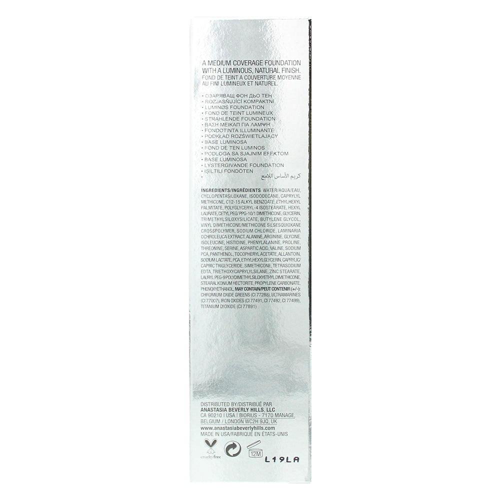 Anastasia Beverly Hills Luminous 110C Foundation 30ml - Ingredients