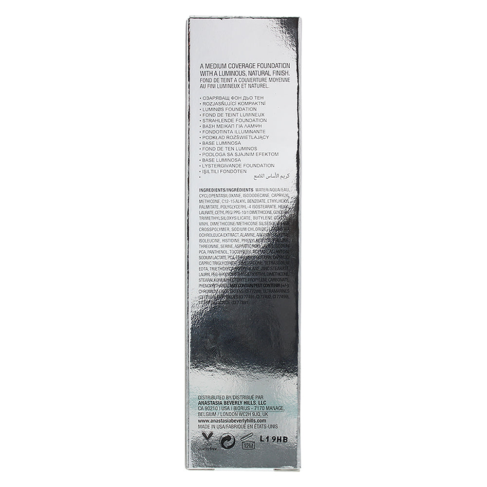 Anastasia Beverly Hills Luminous 140N Foundation 30ml - Ingredients