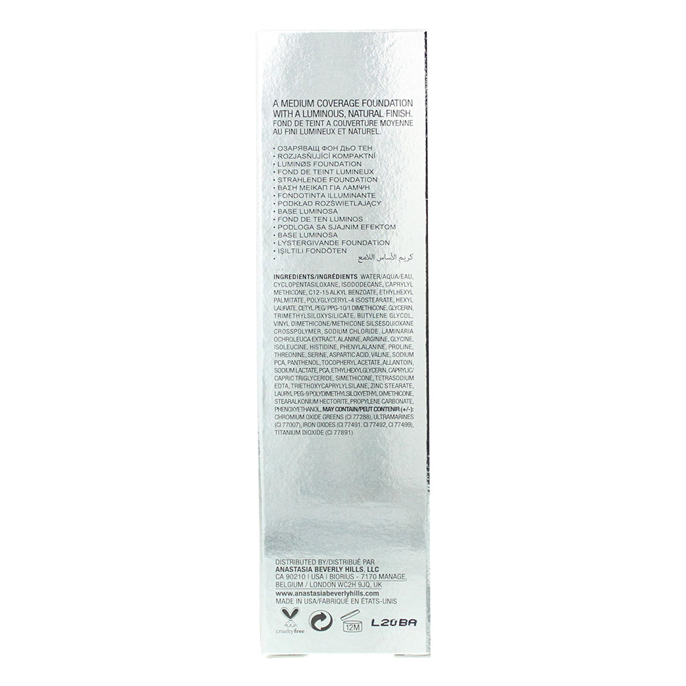 Anastasia Beverly Hills Luminous 150W Foundation 30ml - Ingredients