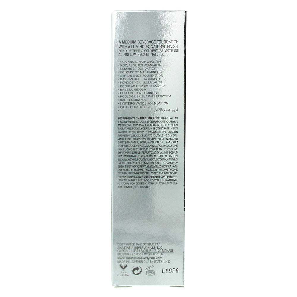 Anastasia Beverly Hills Luminous 340C Foundation 30ml - Ingredients