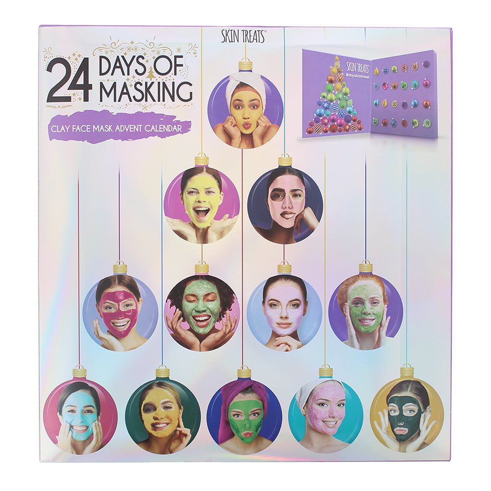 Skin Treats 24 Days of Masking Advent Calendar 24 x Clay Face Mask - Box