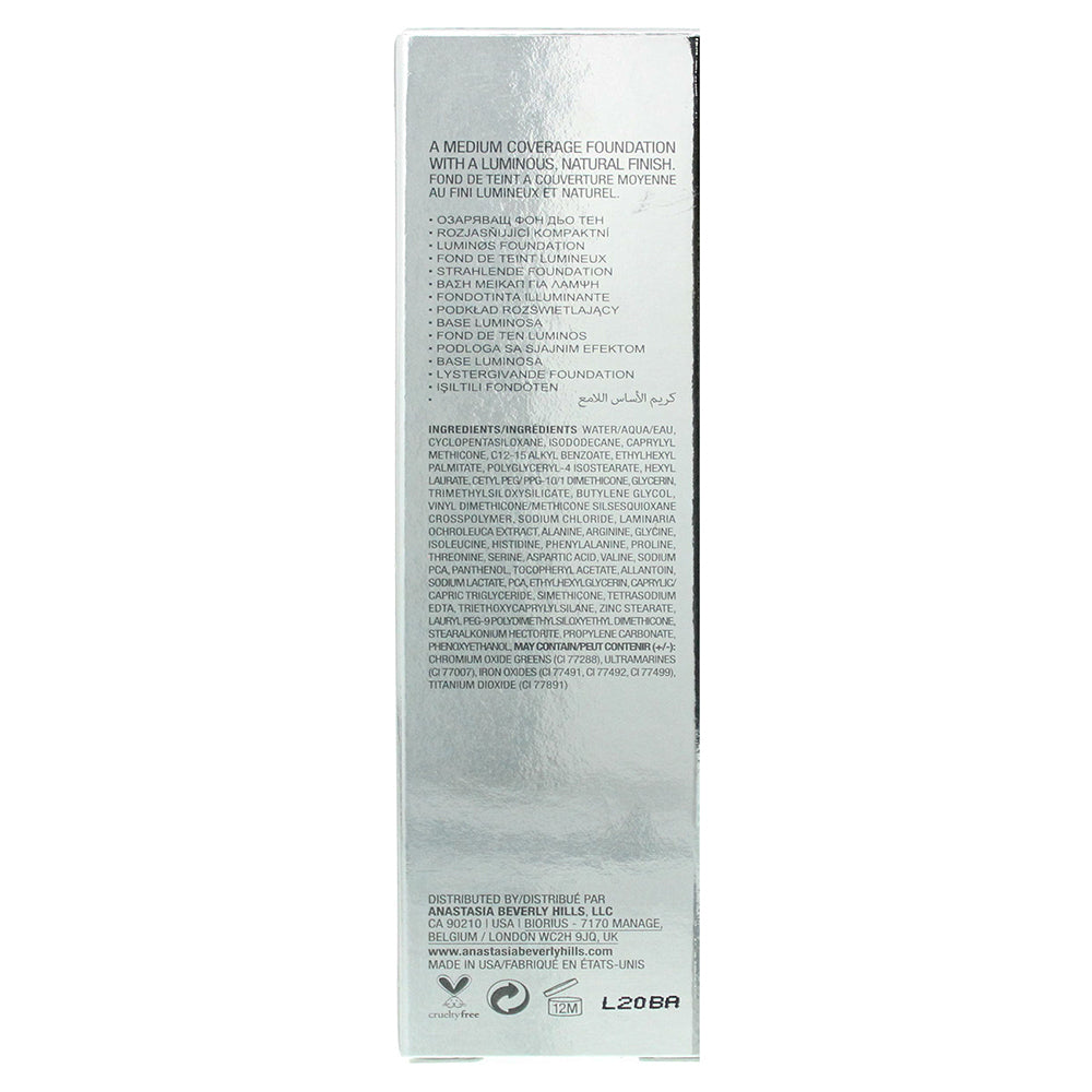 Anastasia Beverly Hills Luminous 470C Foundation 30ml - Ingredients