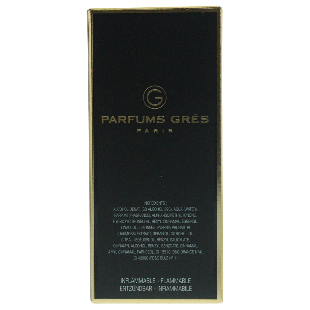 Parfums Grès Cabochard   Eau de Toilette 30ml - Ingredients