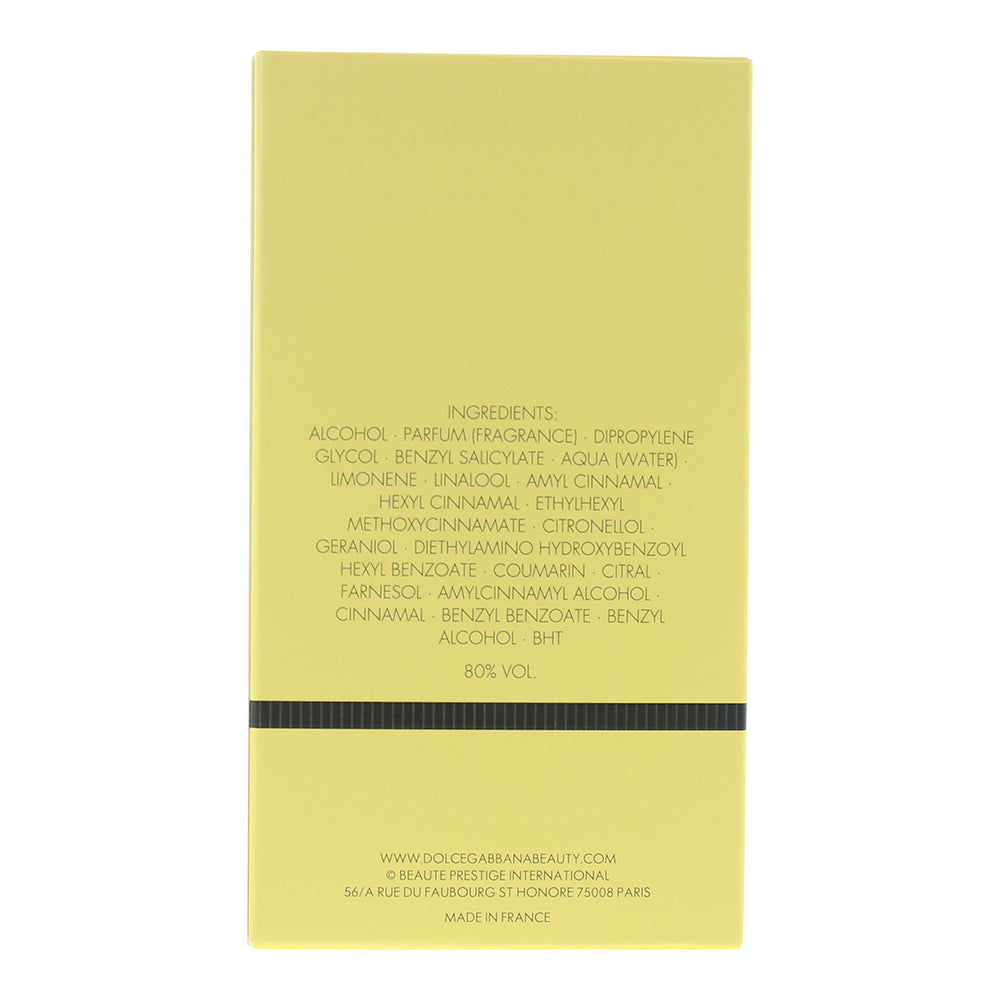 Dolce & Gabbana Dolce Shine Eau de Parfum 50ml - Ingredients