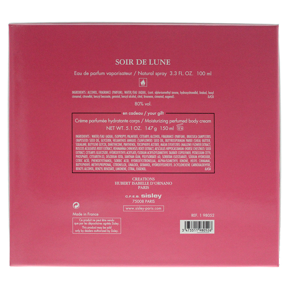 Sisley Soir De Lune 2 Piece Giftset - Eau De Parfum 100ml - Body Lotion 150ml