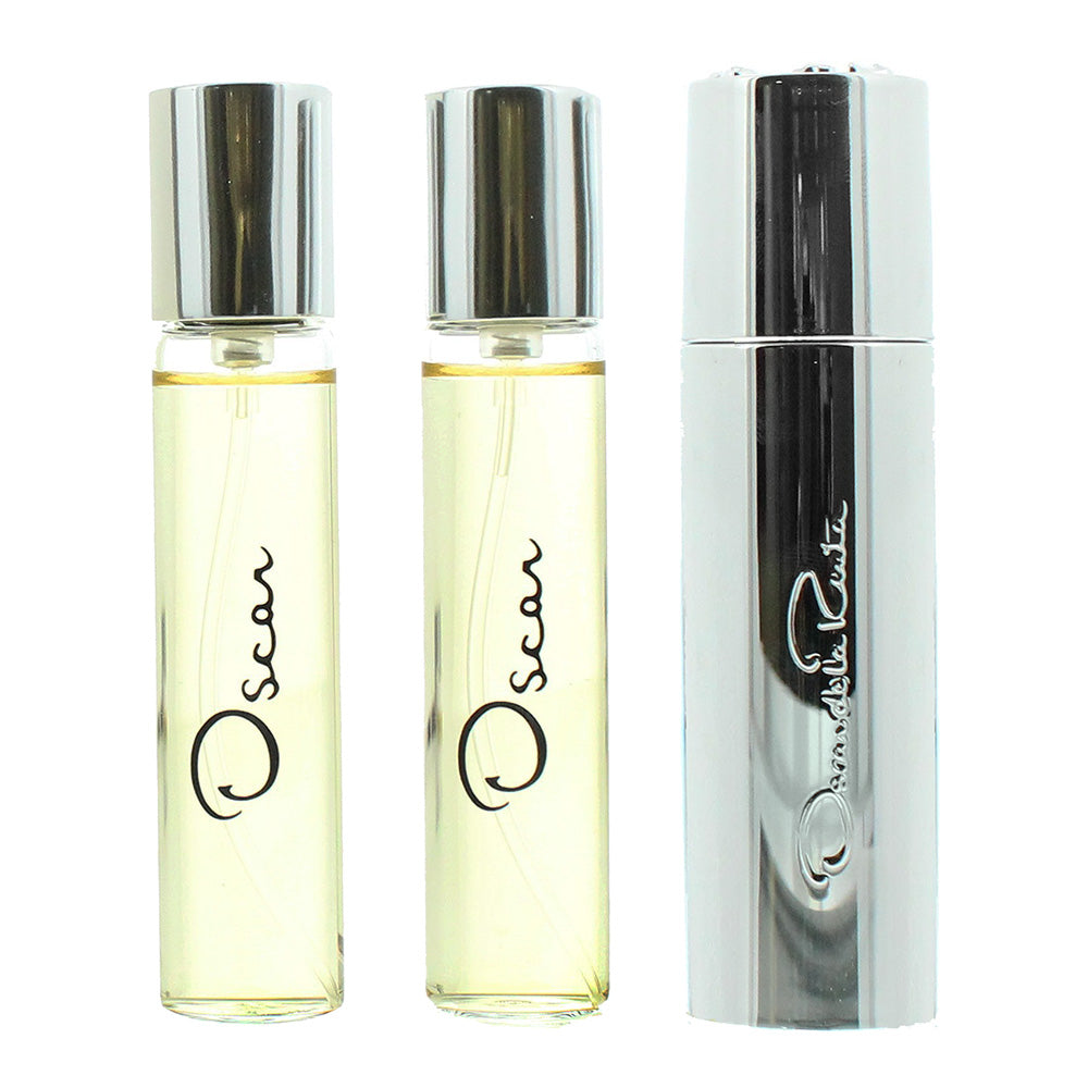 Oscar De La Renta 2 Piece Set - 2 x  Eau de Toilette 15ml Refills + Container - Product
