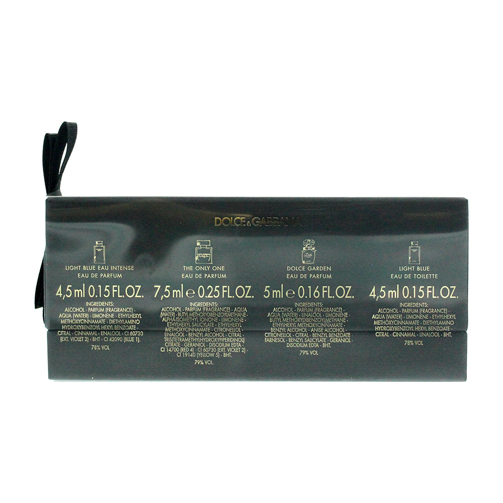 Dolce & Gabbana Miniatures 4 Piece Gift Set