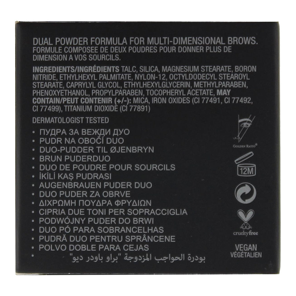 Anastasia Beverly Hills Dark Brown Duo Eyebrow Powder 1.6g