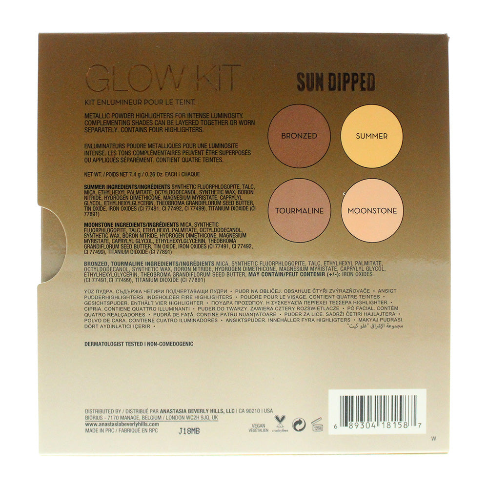 Anastasia Beverly Hills Glow Kit Sun Dipped Highlighting Palette 7.4g - Ingredients