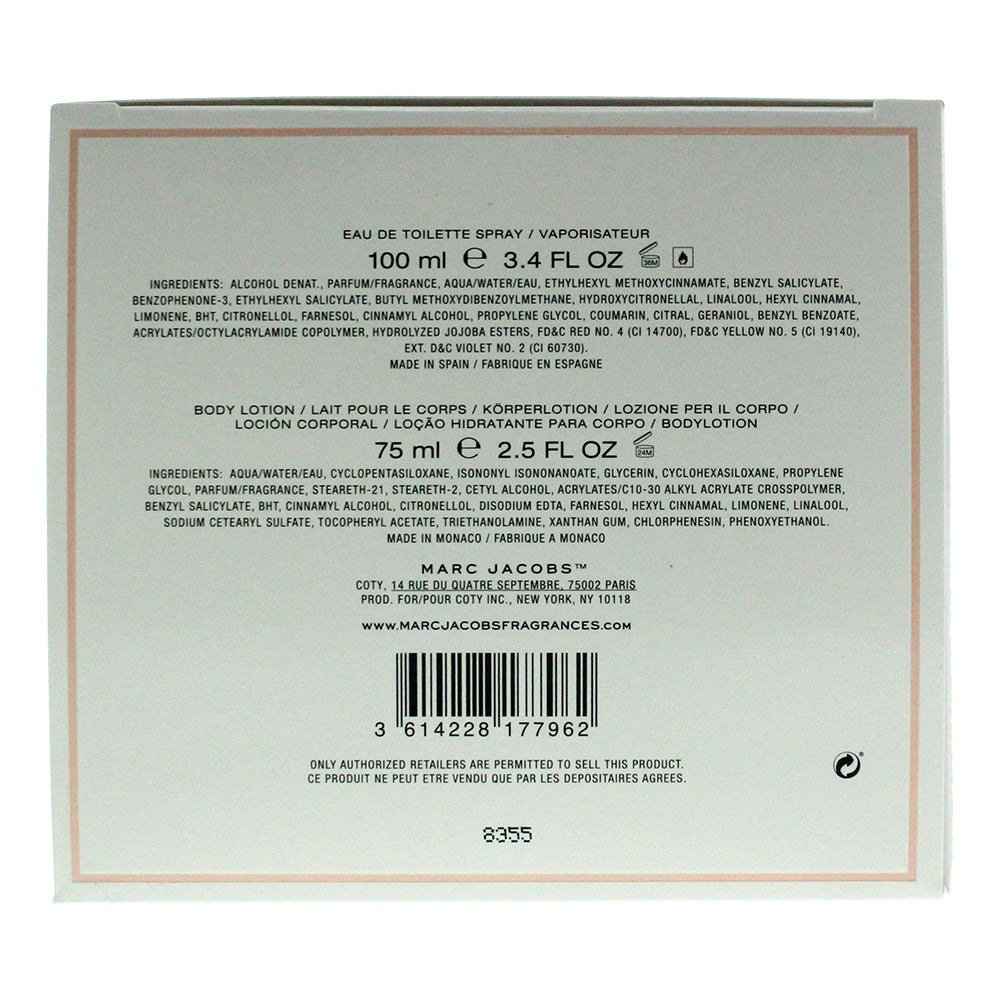 Marc Jacobs Daisy Love Eau So Sweet Eau De Toilette 2 Piece Gift Set: Eau De Toilette 100ml - Body Lotion 75ml