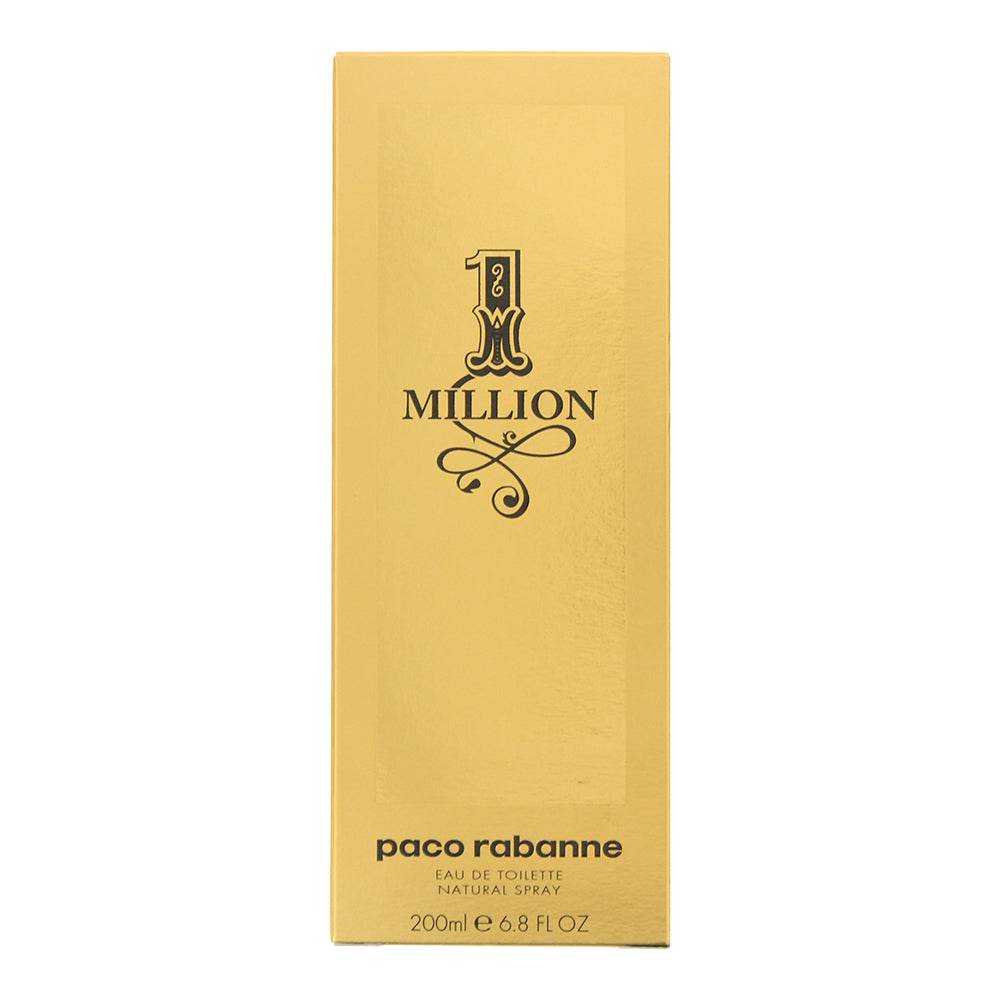 Paco Rabanne 1 Million Eau de Toilette 200ml - Box