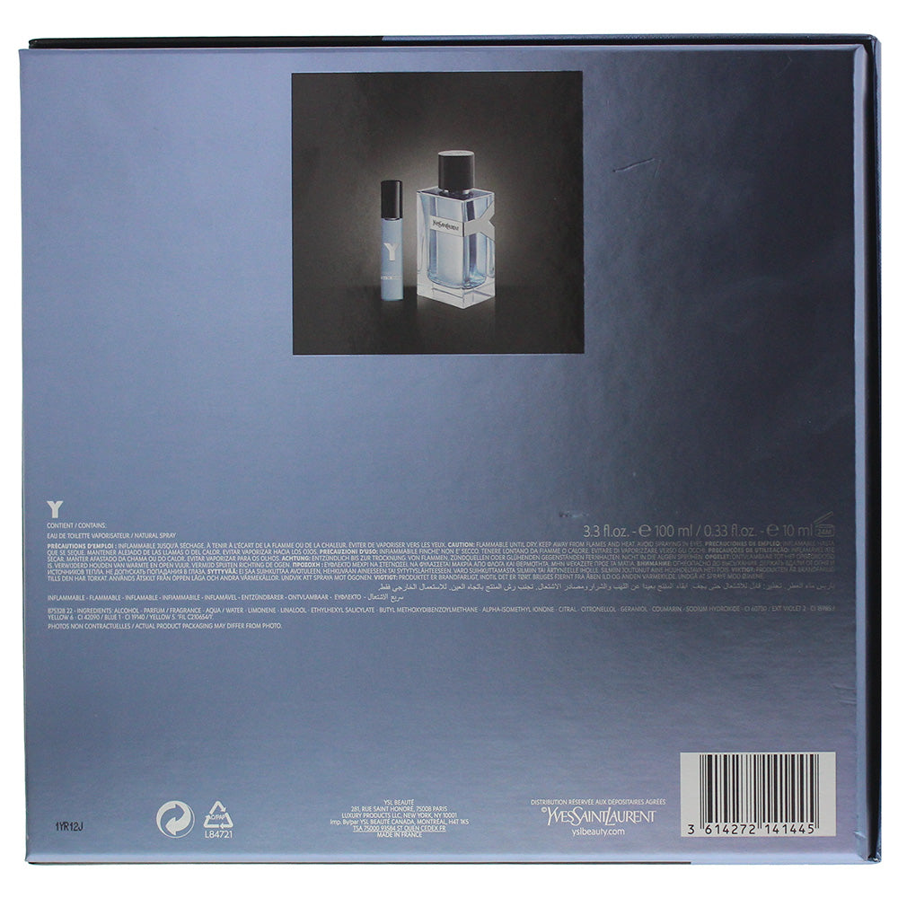 Yves Saint Laurent Y 2 Piece Set - Eau de Toilette 100ml - Eau de Toilette 10ml - Ingredients