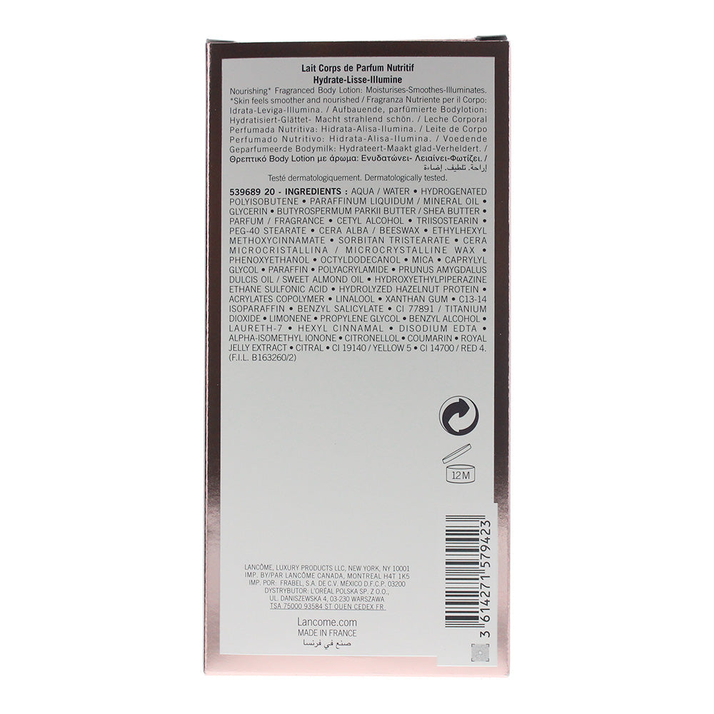 Lancôme La Vie Est Belle Body Lotion 200ml