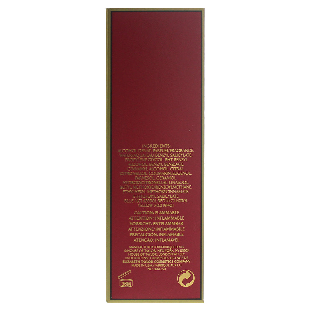Elizabeth Taylor Diamonds And Rubies Eau De Toilette 50ml