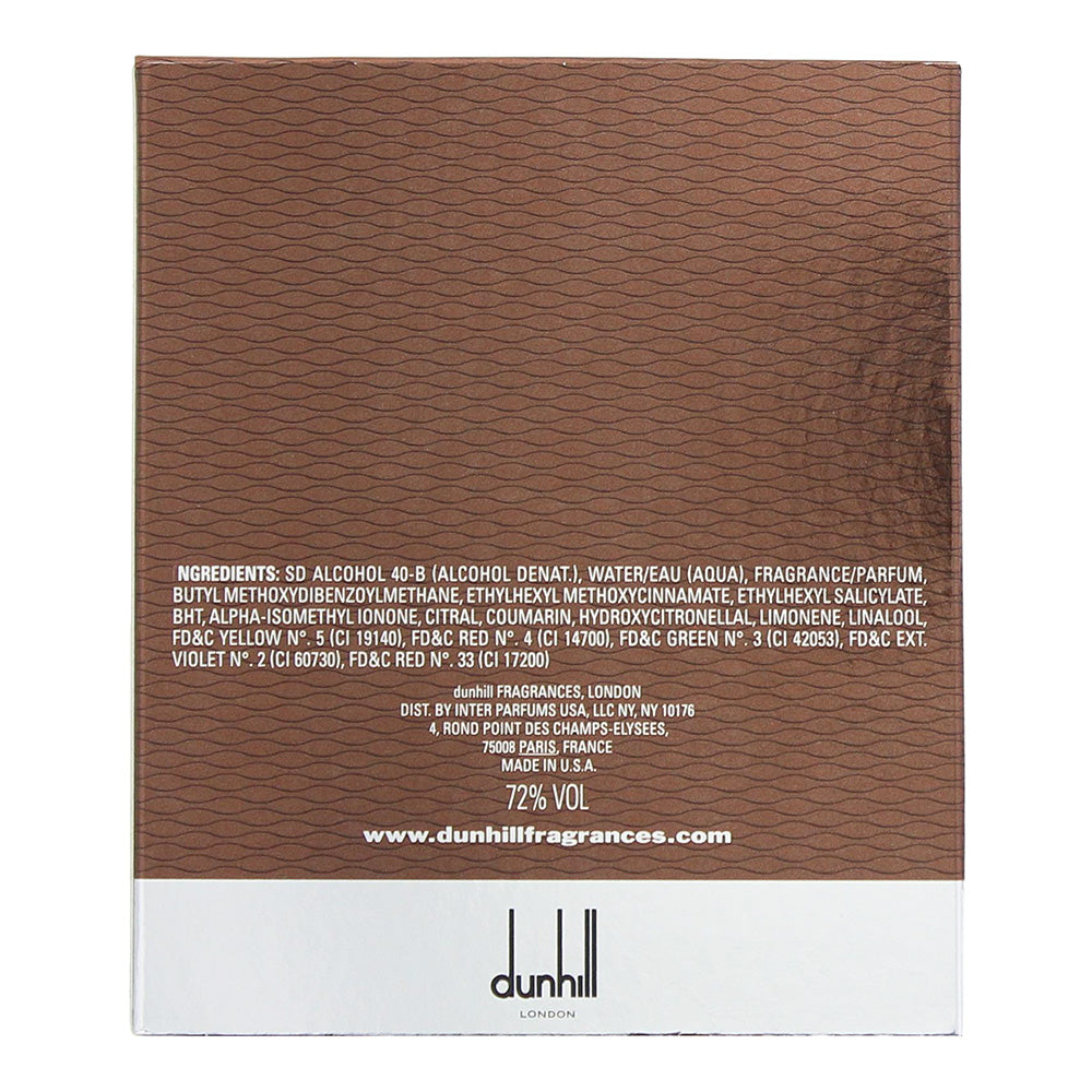 Dunhill Brown Eau De Toilette 75ml