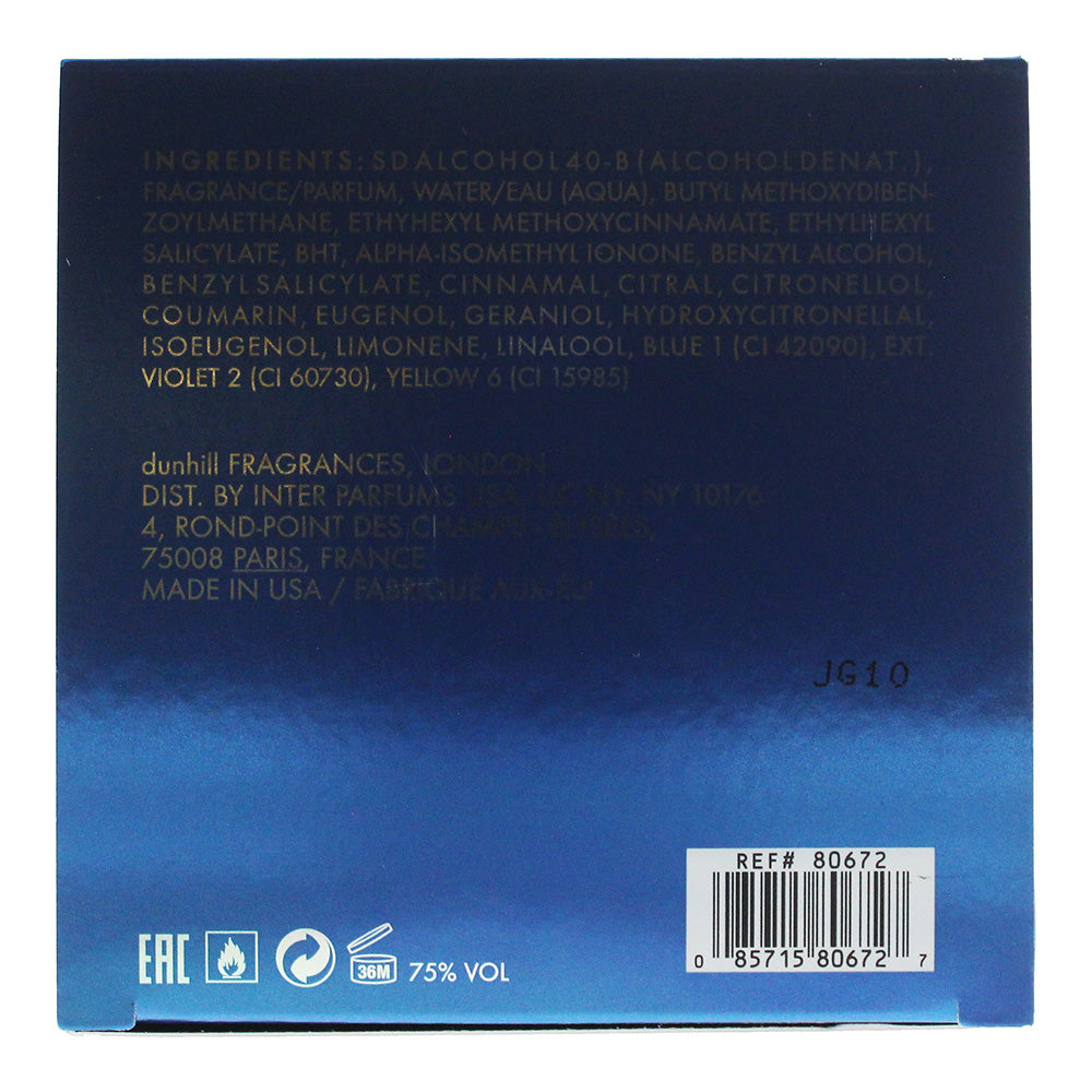Dunhill Century Blue Eau De Parfum 135ml