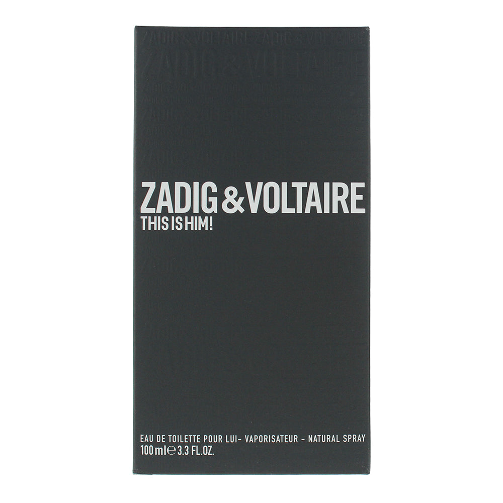 Zadig & Voltaire This Is Him! Eau de Toilette 100ml - Box