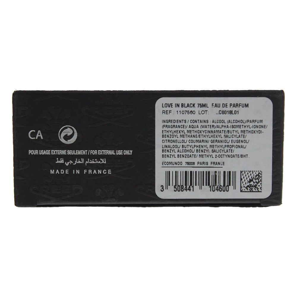 Creed Love In Black Eau De Parfum 75ml