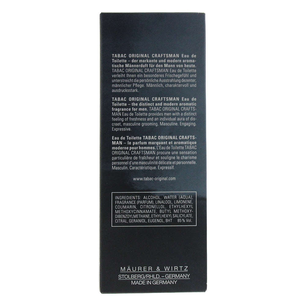 Tabac Craftsman Eau De Toilette 50ml