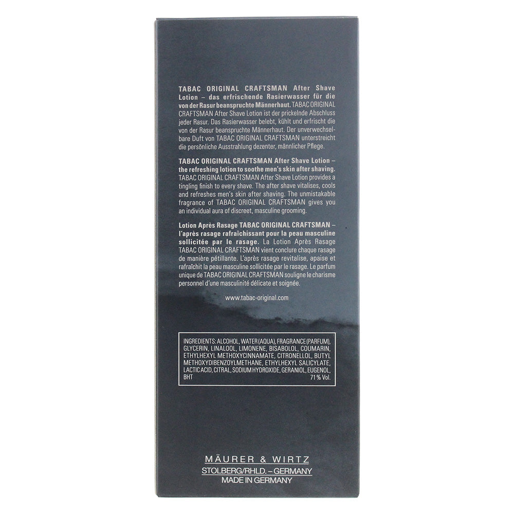 Tabac Craftsman Aftershave Lotion 150ml