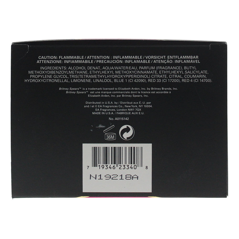 Britney Spears Prerogative Eau de Parfum 100ml - Ingredients