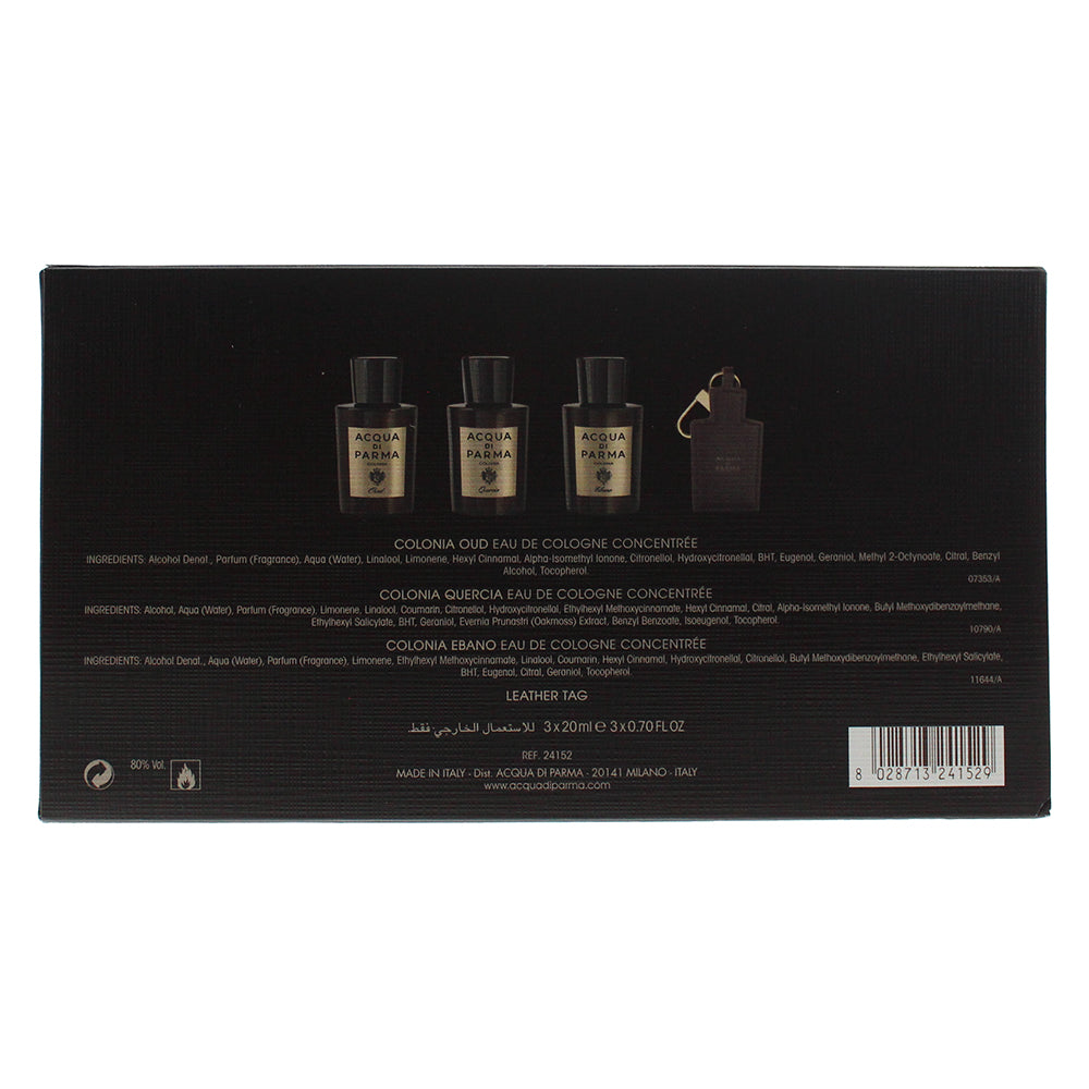Acqua Di Parma Ingredient Collection 3 Piece Eau De Cologne 20ML Eau De Cologne 20ML Cologne 20ML